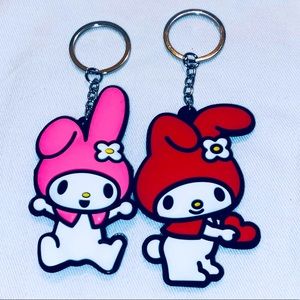2 X My Melody Keychains